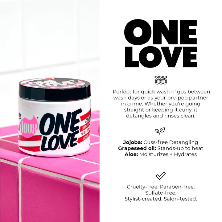 THE DOUX ONE LOVE CO-WASH CLEANSING CREAM 16oz