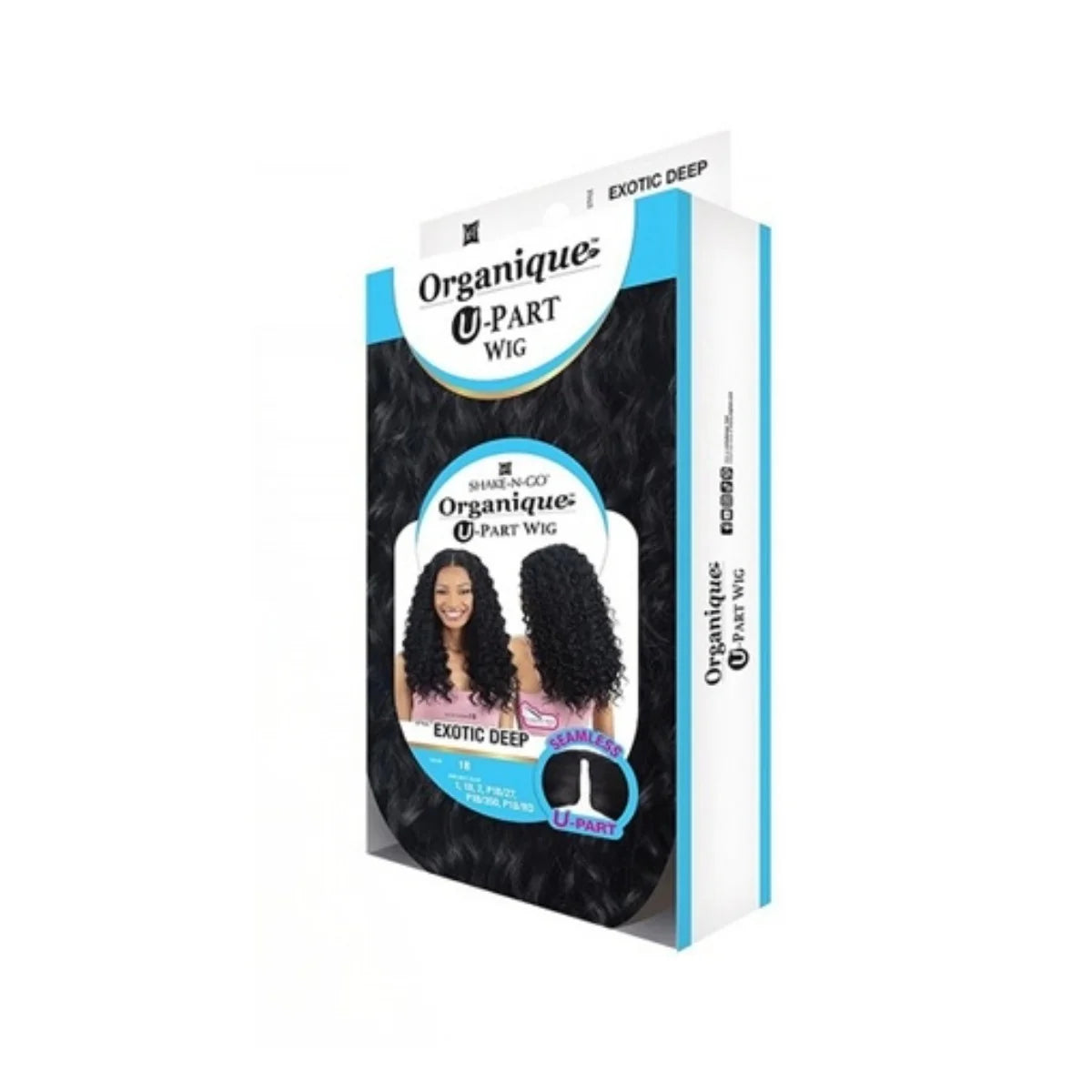 SHAKE-N-GO ORGANIQUE U-PART WIG SUNSET WAVE #1