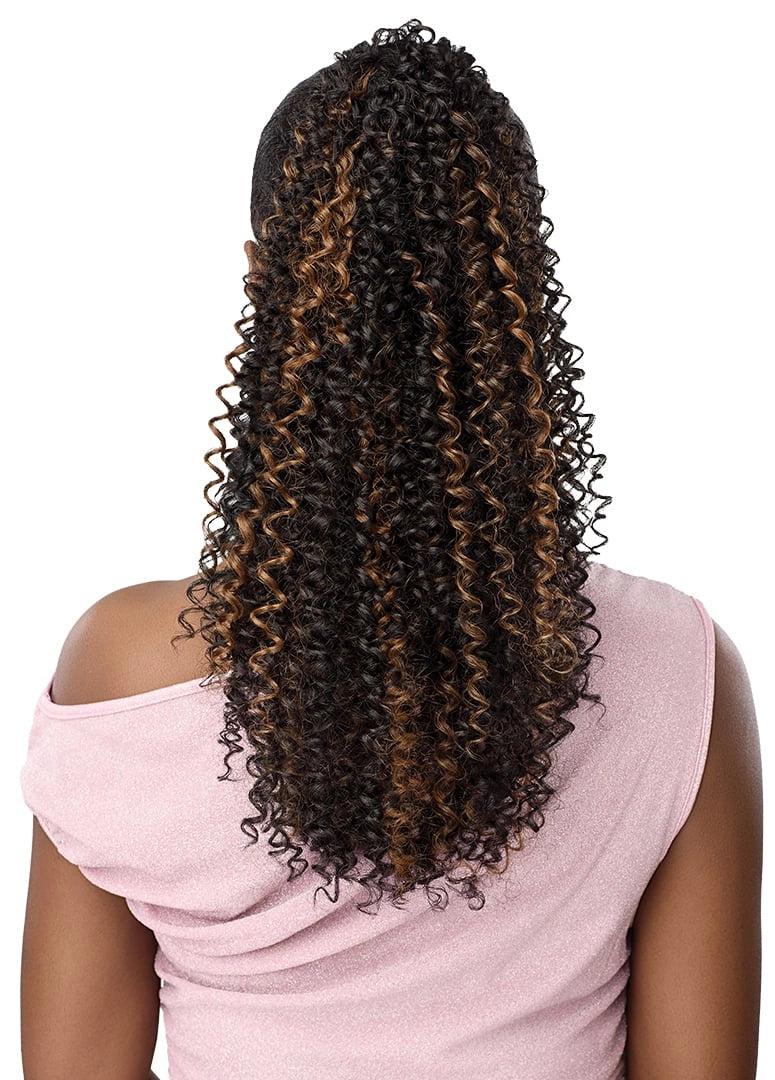 OUTRE PRETTY QUICK SLIDE & HIDE WRAP PONY WATER WAVE 18" #1B