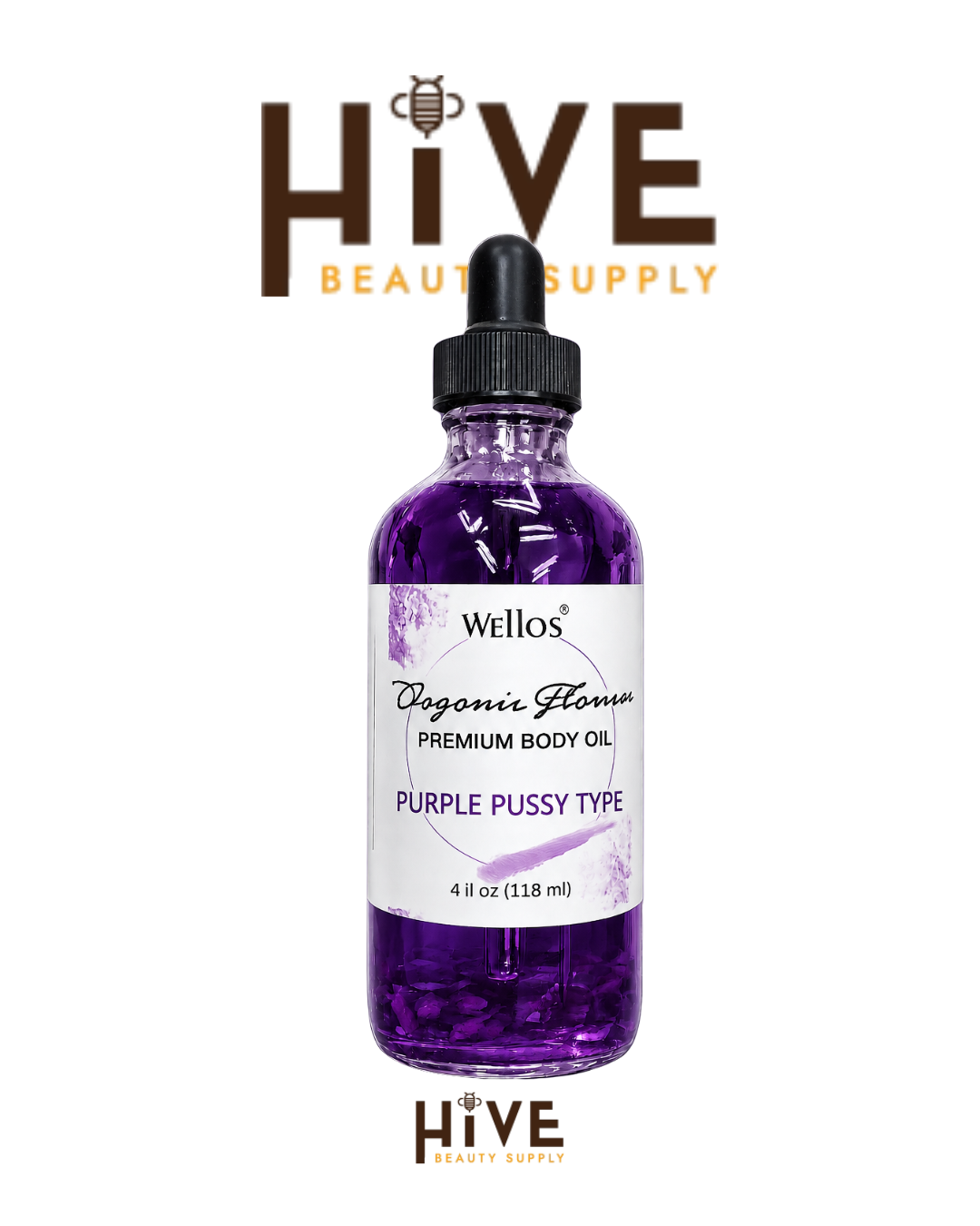 Wellos Organic Flower Body Oil 4oz (PC)