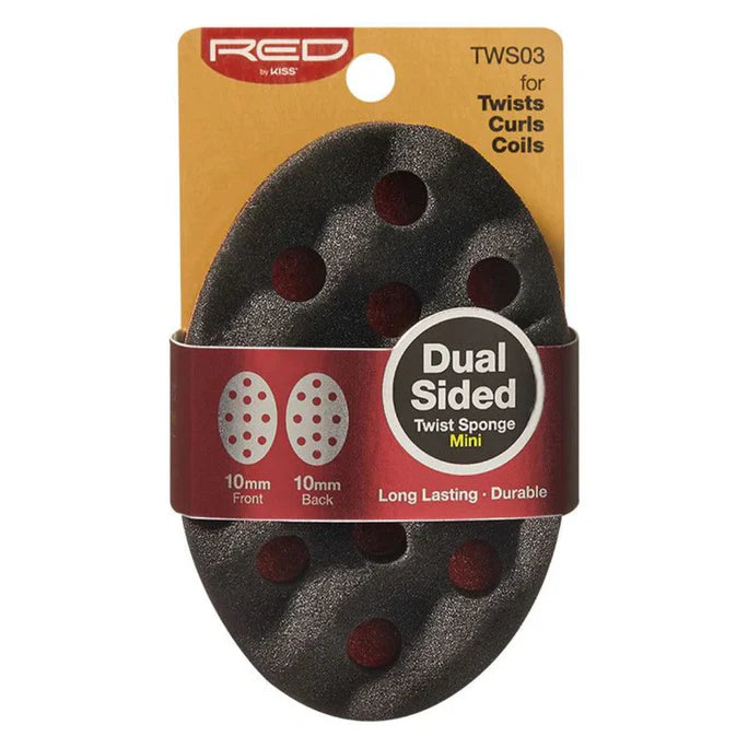 KISS RED TWIST SPONGE MINI DUAL SIDE