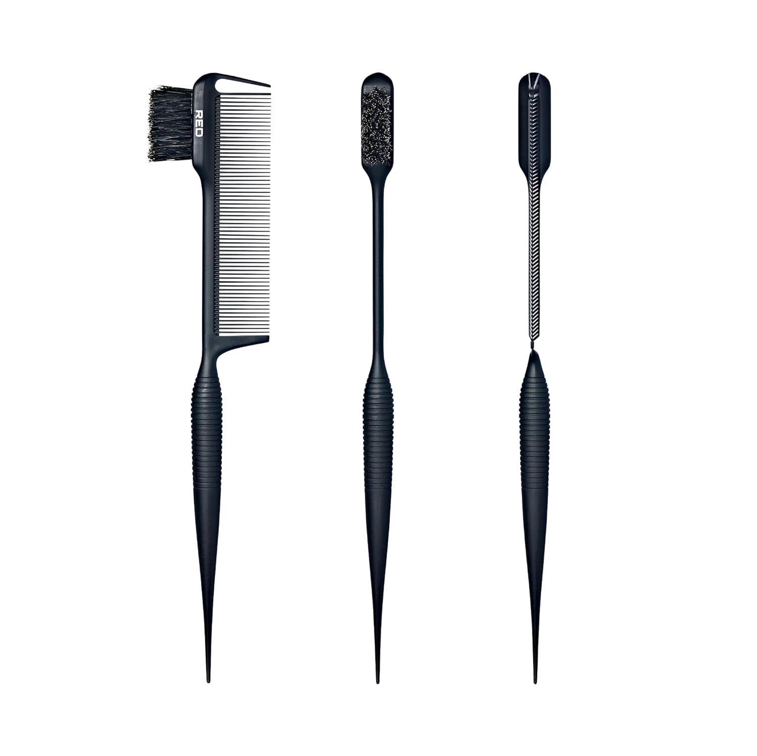 RED BY KISS CARBON FIBER PARTING PIN TAIL COMB