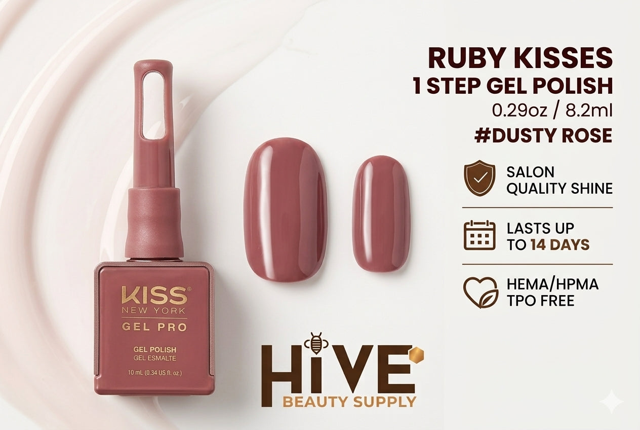 RUBY KISSES 1 STEP GEL POLISH 0.29oz #DUSTY ROSE