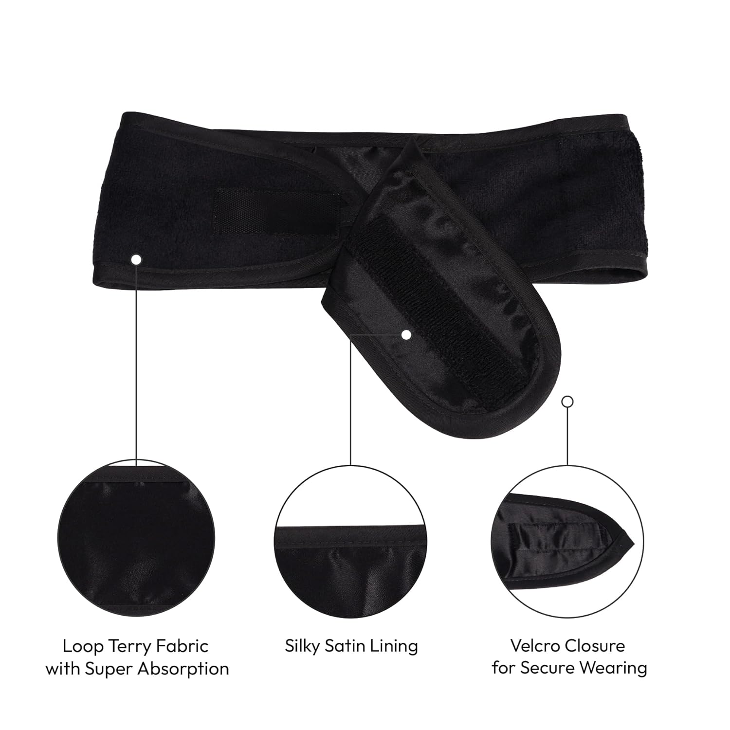 Red By Kiss Terry SPA Head Band Black