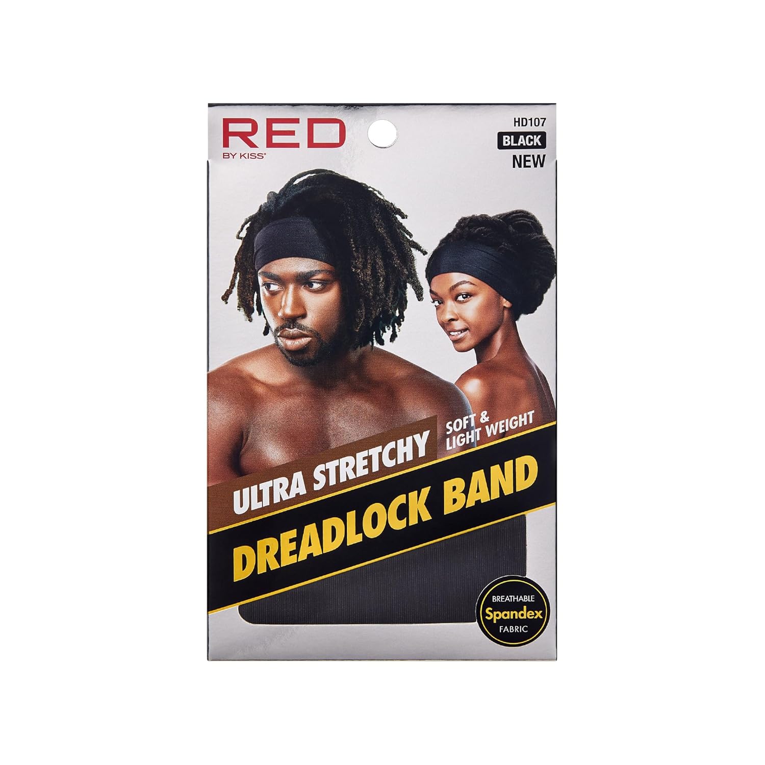 Red By Kiss Ultra Stretchy Locs Band' #BLACK