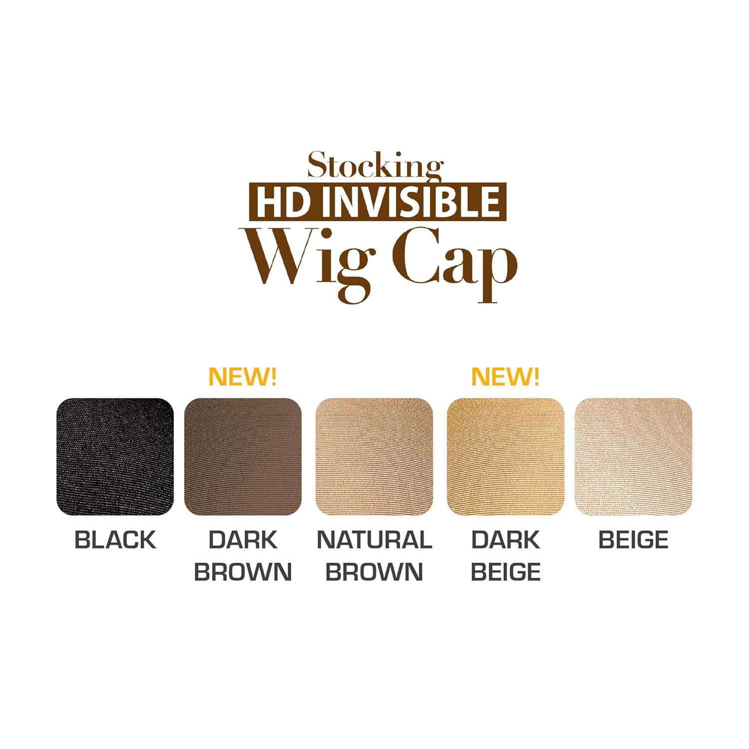 Red By Kiss HD Invisible Wig Cap in Natural Brown 5PC