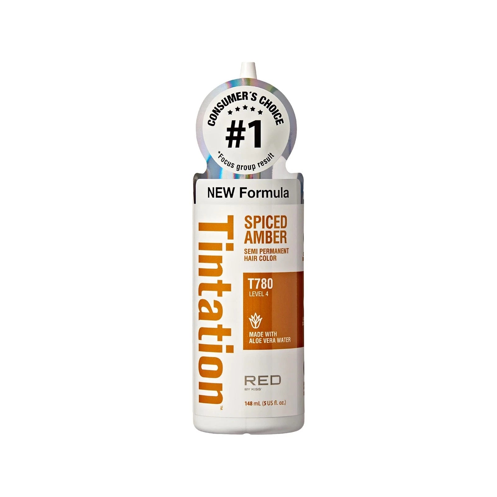 RED BY KISS TINTATION HAIR DYE 5oz #SPICED AMBER