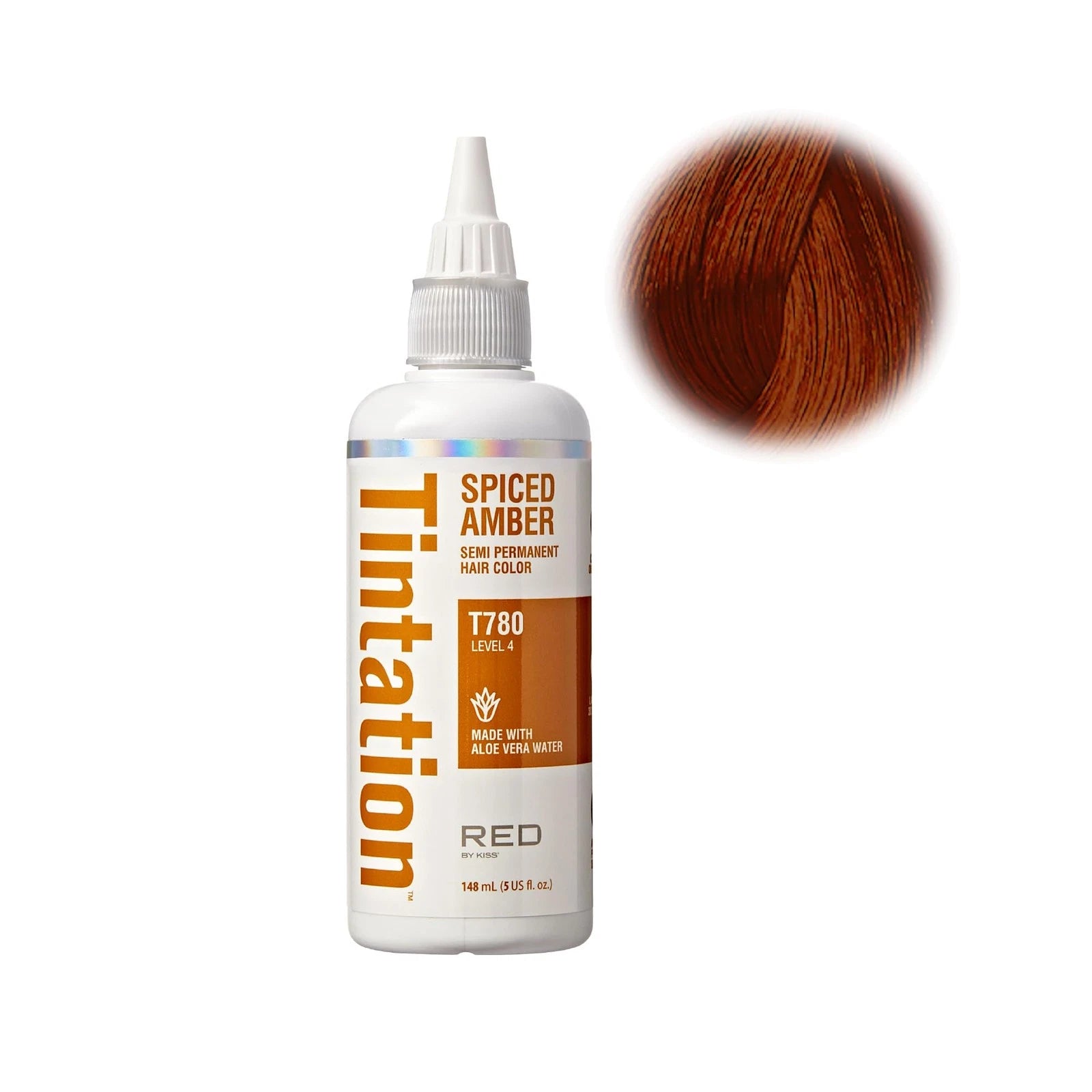 RED BY KISS TINTATION HAIR DYE 5oz #SPICED AMBER
