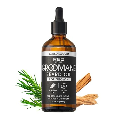 GROOMANE BEARD OIL FOR GROWTH 3oz #SANDALWOOD