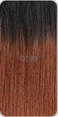 SHAKE-N-GO ORGANIQUE BUNDLES YAKI STRAIGHT 4PCS 18"/20"/22"+ HD PART CLOSURE #OT30