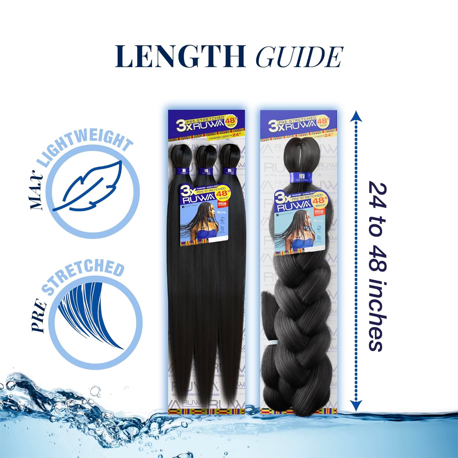 SENSATIONNEL PRE-STRETCHED 3X RUWA 36" #27