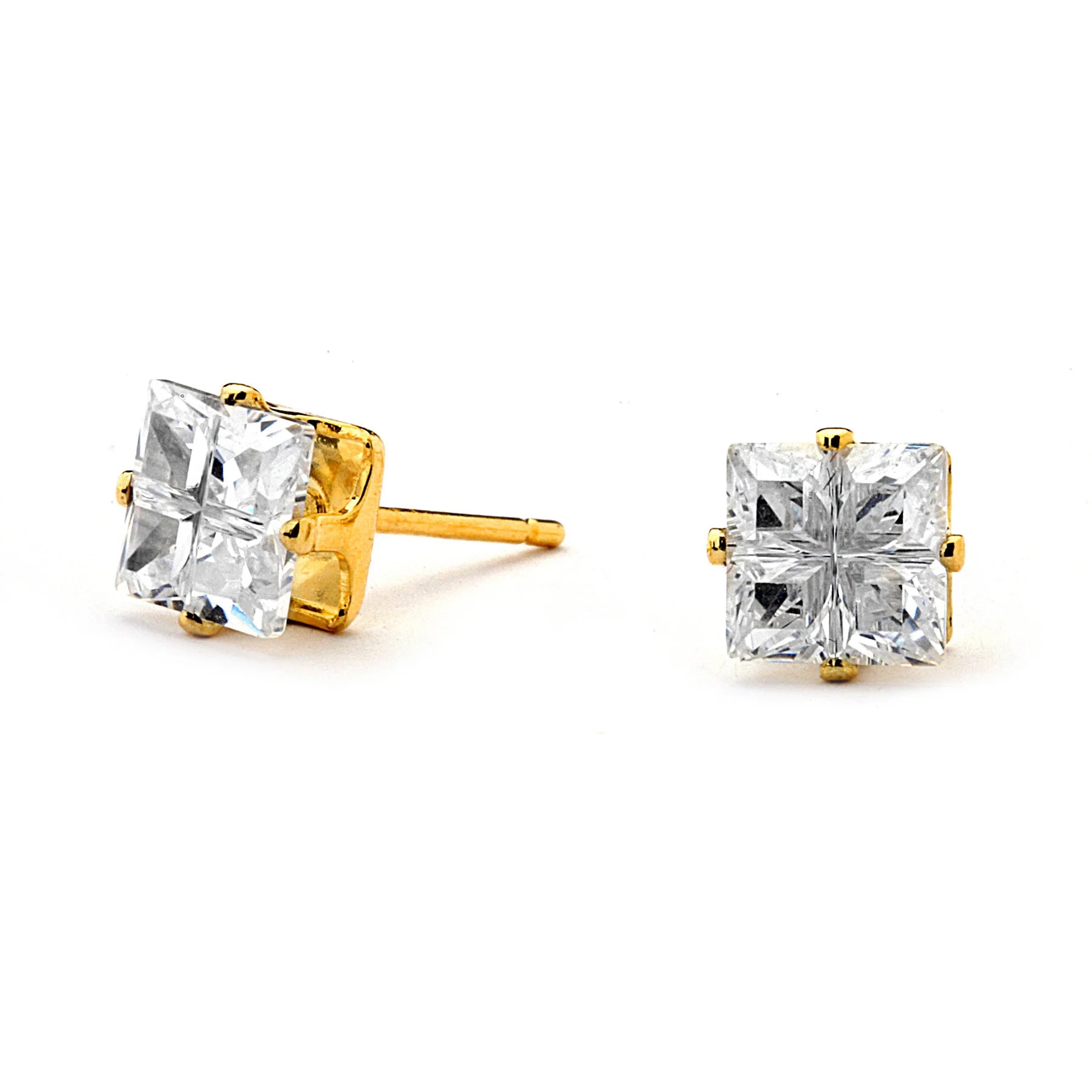 JOY JEWELRY CUBIC ZIRCONIA EARRINGS #T07