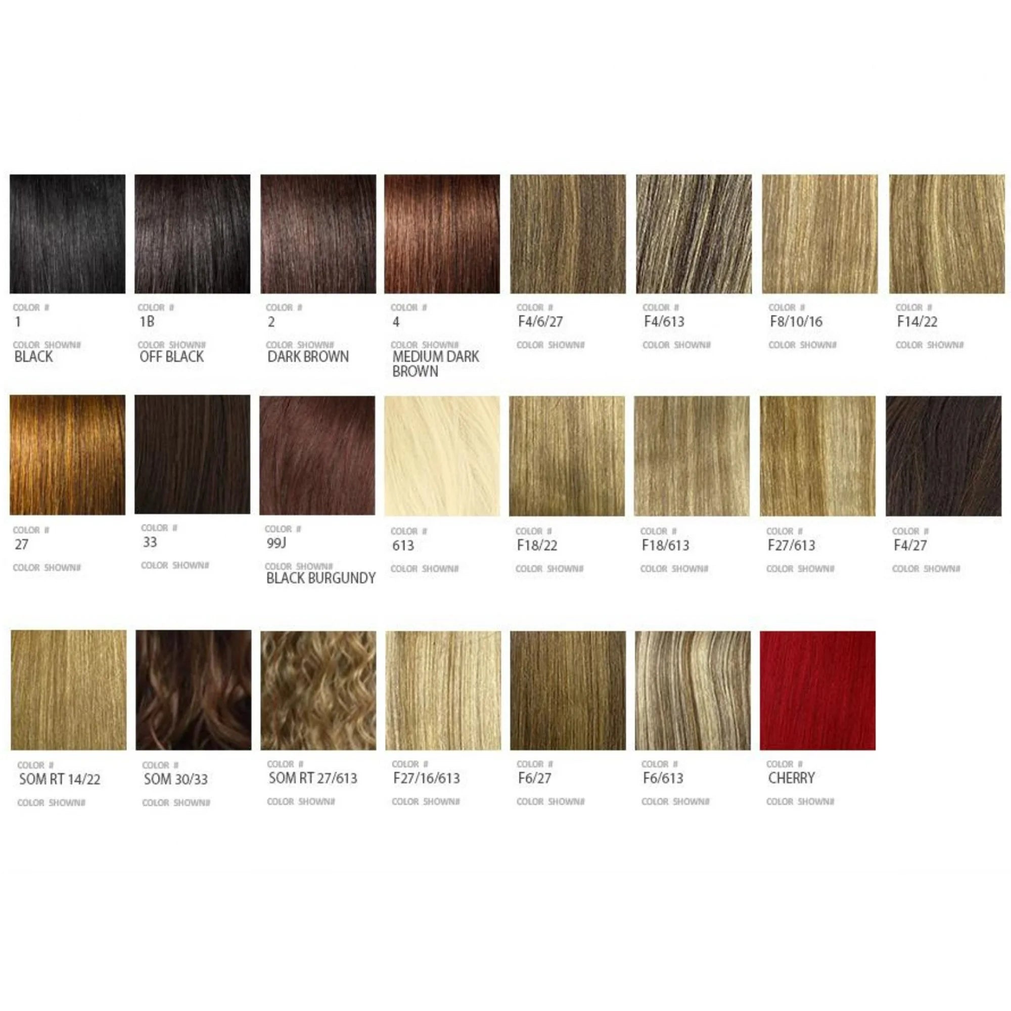 ZURY LUREX CLIP-ON 9PCS 100% REMY HAIR 18" #613