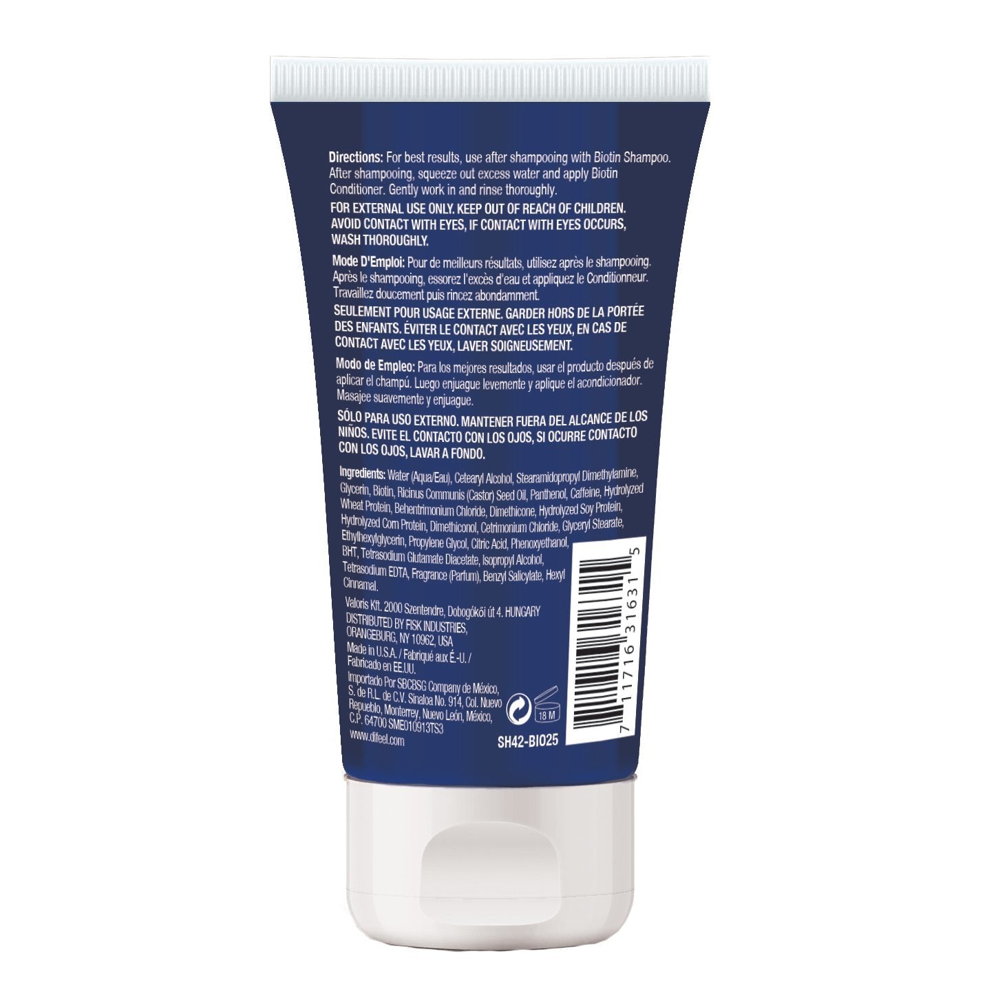 DIFEEL BIOTIN PRO-GROWTH CONDITIONER 2.5oz