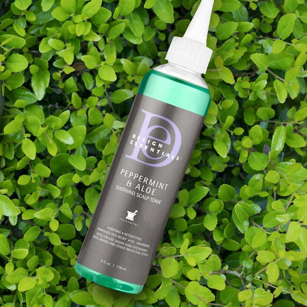 DESIGN ESSENTIALS PEPPERMINT & ALOE SCALP TONIC 4oz