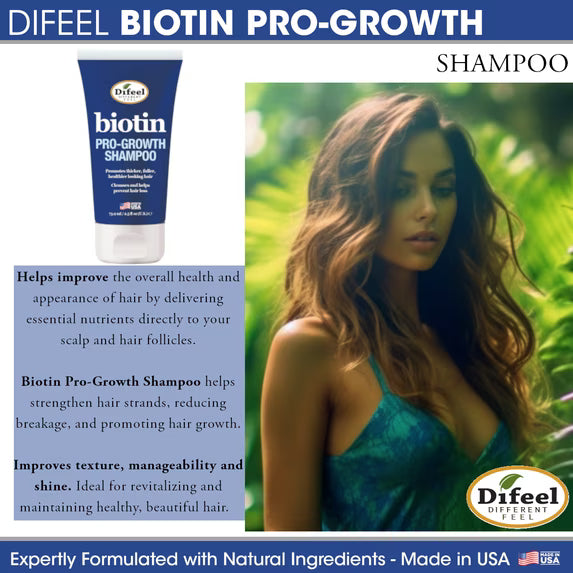 DIFEEL BIOTIN PRO-GROWTH SHAMPOO 2.5oz