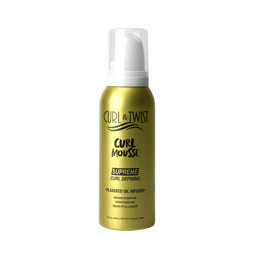 EBIN CURL & TWIST CURL MOUSSE  SUPREME CURL DEFINING 2.62 Oz