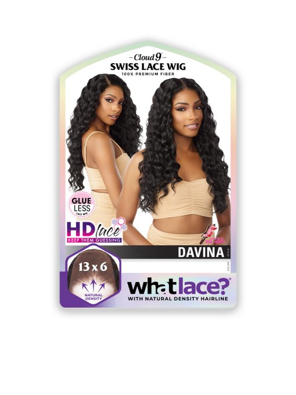 SENSATIONNEL SWISS HD WHAT LACE WIG DAVINA #1B