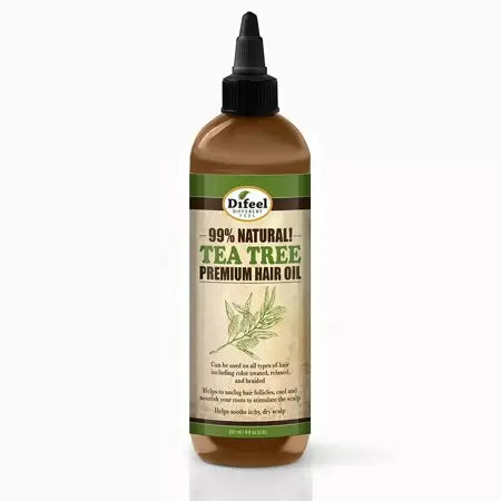 DIFEEL 99% NAT PREMIUM HAIR OIL TEA TREE 8oz