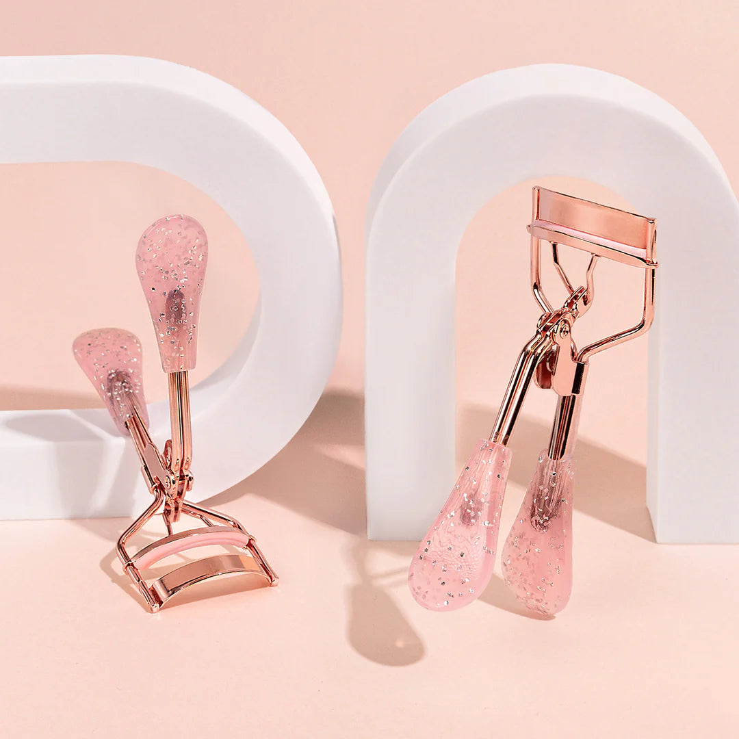 Amor Us Eyelash Curler Flat Handle Pink