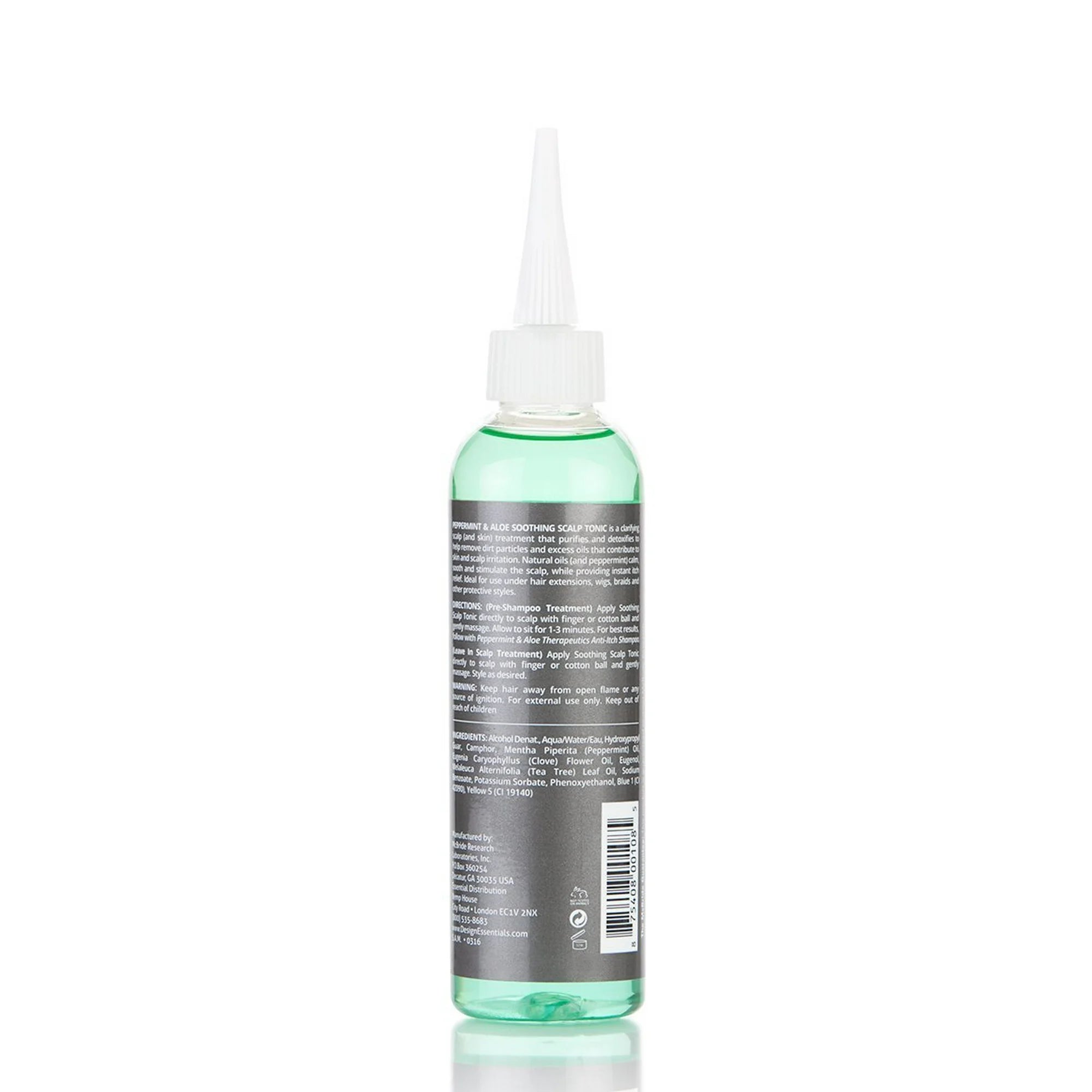 DESIGN ESSENTIALS PEPPERMINT & ALOE SCALP TONIC 4oz