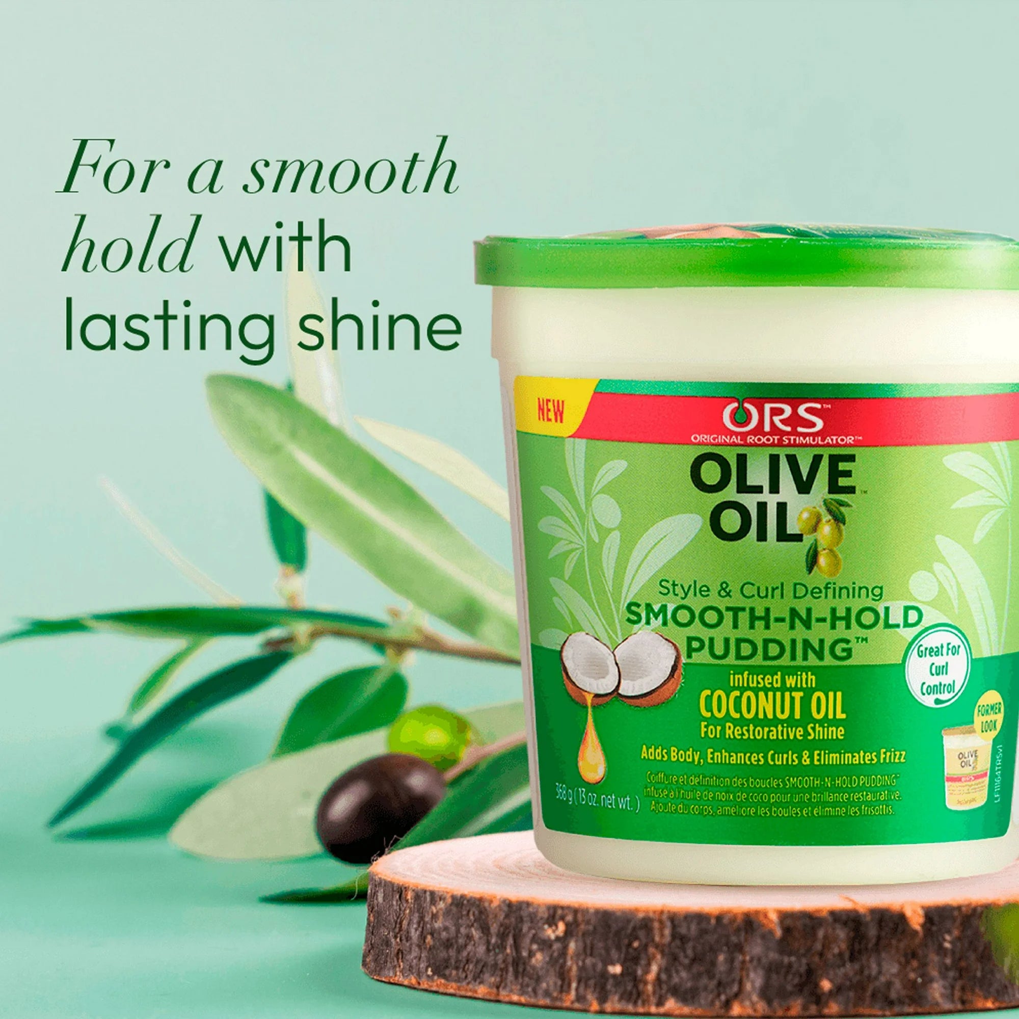 ORS OLIVE OIL SMOOTH-N-HOLD PUDDING 13oz