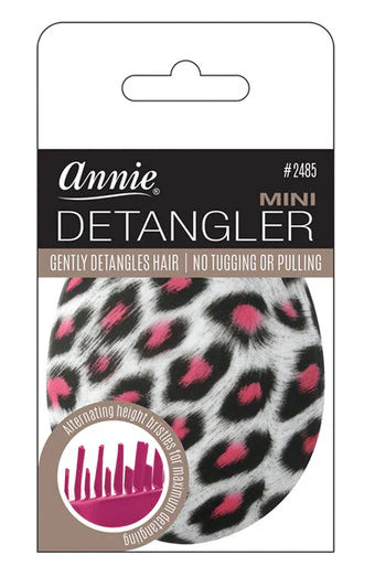 ANNIE DETANGLER CURVED HANDLE BRUSH #CHEETAH