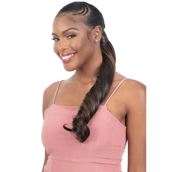 F/T SHAKE-N-GO PONYTAIL + BANGS