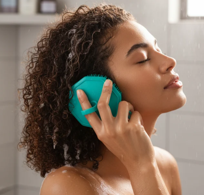 ANA BEAUTY SCALP MASSAGER SHAMPOO BRUSH #ASSORTED