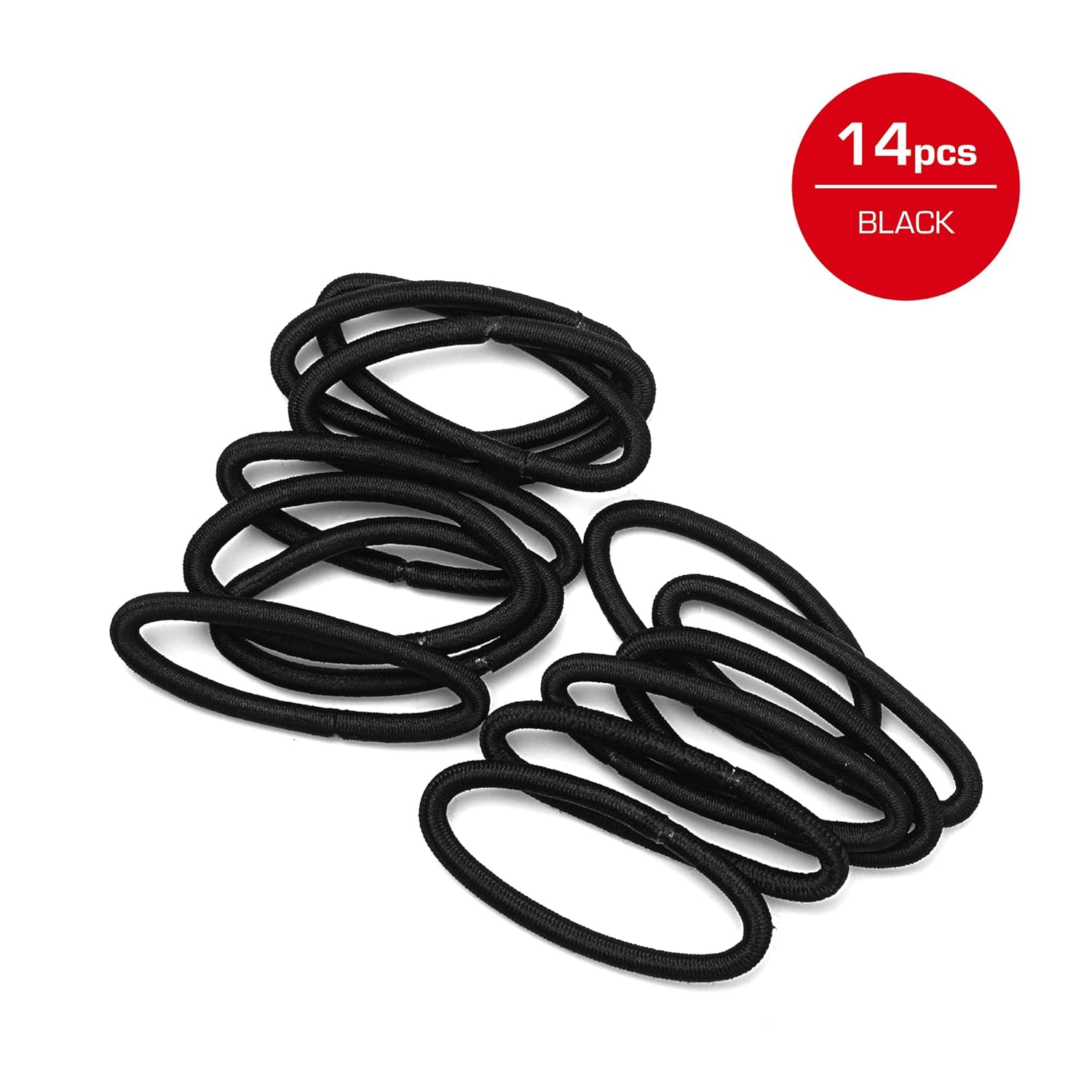 Red By Kiss Elastic Bands 5MM 14ct #BLACK