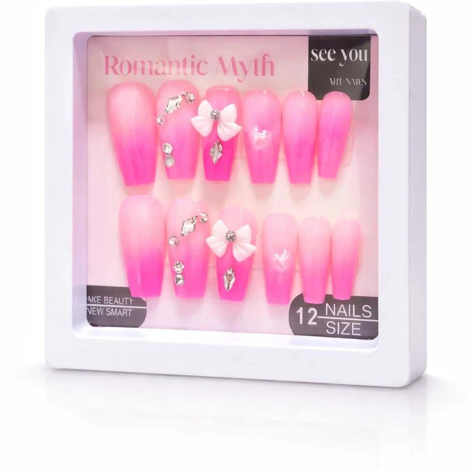 ROMANTIC MYTH RHINESTONE NAILS