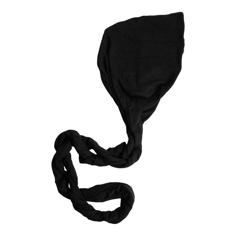 Red By Kiss Premium Luxurious Velvet Fabric Satin Lined Halo Turban #BLACK