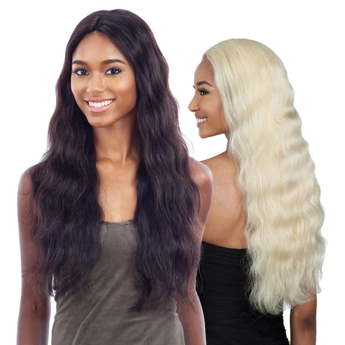 SHAKE-N-GO NAKED 100% HUMAN HAIR FREEDOM LACE PART WIG 702 # NATURAL