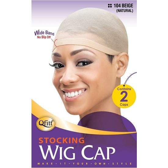 QFITT WIG CAP NATURAL (BEIGE) OR XL