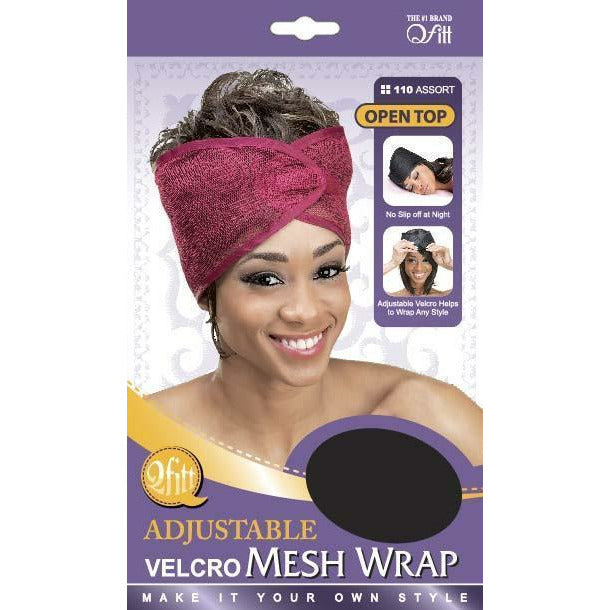 QFITT ADJUSTABLE VELCRO MESH WRAP ASST-Qfitt- Hive Beauty Supply
