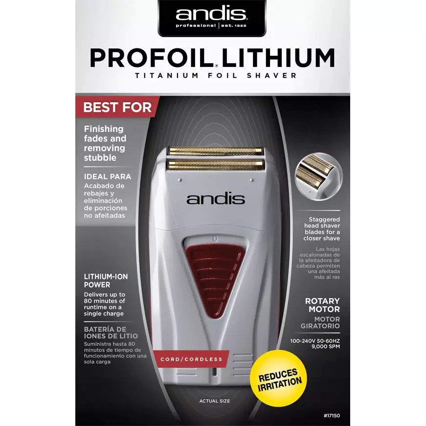 ANDIS PROFOIL LITHIUM SHAVER-Andis- Hive Beauty Supply