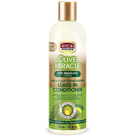 AFRICAN PRIDE OLIVE MIRACLE LEAVE-IN CONDITIONER 12oz-African Pride- Hive Beauty Supply