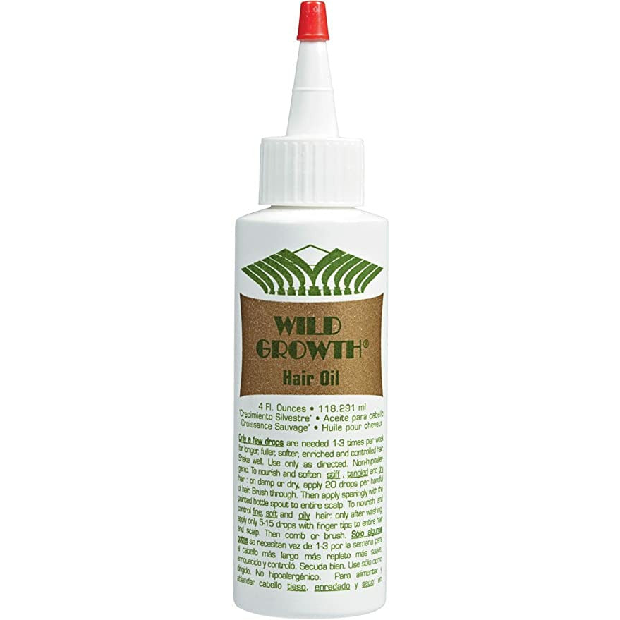 WILD GROWTH "Hair Oil" 4oz (White)-Wild Growth- Hive Beauty Supply