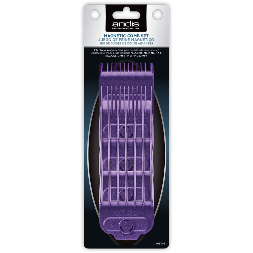 ANDIS MAGNETIC COMB SET SMALL NANO 2-Andis- Hive Beauty Supply