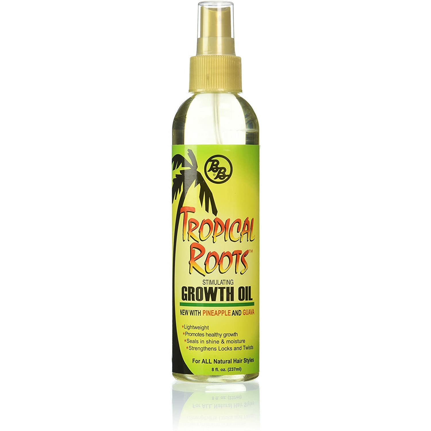 BRONNER BROTHERS TROPICAL ROOTS GROWTH OIL 8oz-Bronner Brothers- Hive Beauty Supply