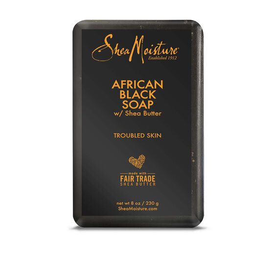 SHEA MOISTURE AFRICAN BLACK SOAP 8oz-Shea Moisture- Hive Beauty Supply