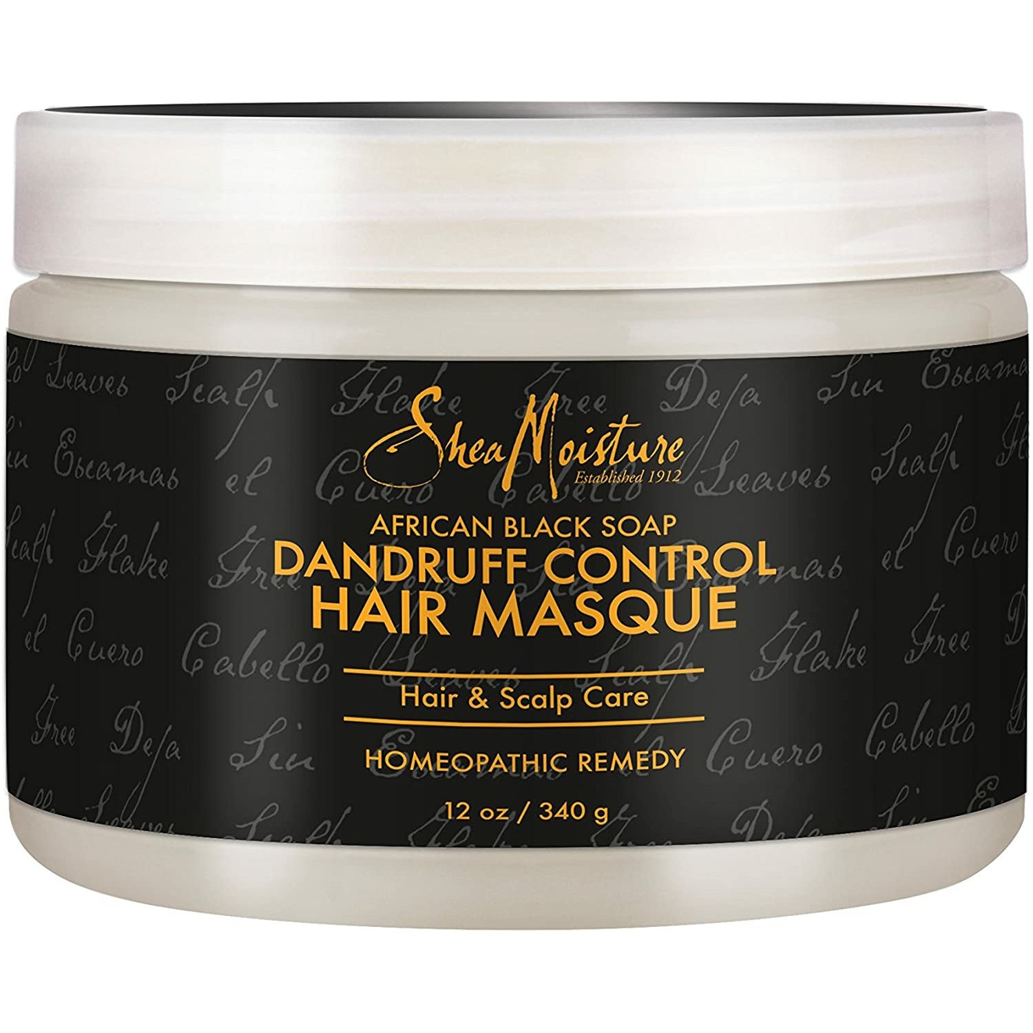 Shea Moisture African Black Soap DANDRUFF CONTROL HAIR MASQUE 12oz-Shea Moisture- Hive Beauty Supply