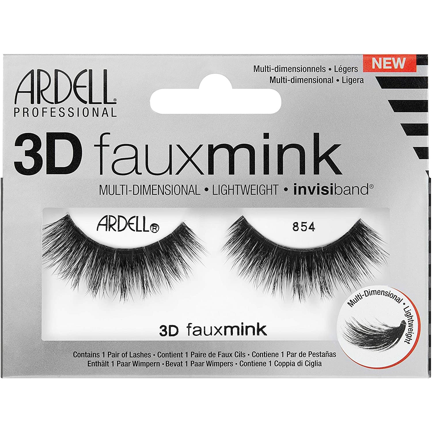 ARDELL 3D F/M LASHES 854-Ardell- Hive Beauty Supply