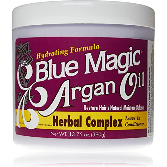 BLUE MAGIC ARGAN OIL HERBAL COMPLEX 13.75oz-Blue Magic- Hive Beauty Supply