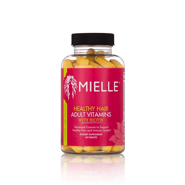 MIELLE HEALTHY HAIR ADULT VITAMINS 60ct-Mielle Organics- Hive Beauty Supply