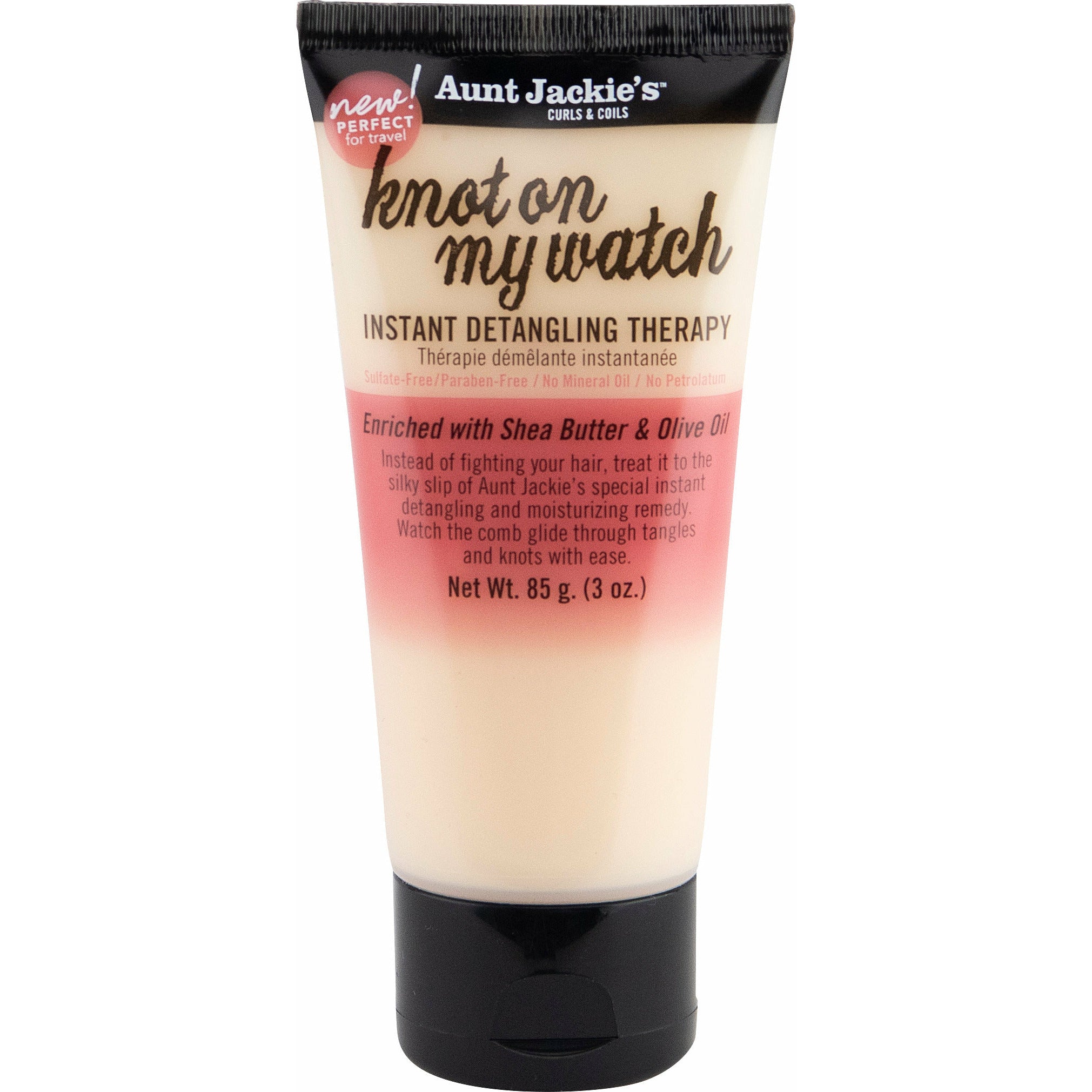 AUNT JACKIES "KNOT ON MY WATCH" DETANGLING TRAVEL SIZE 3oz-Aunt Jackie's- Hive Beauty Supply