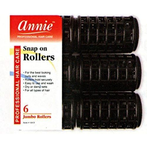 ANNIE SNAP-ON ROLLERS BLACK #1015