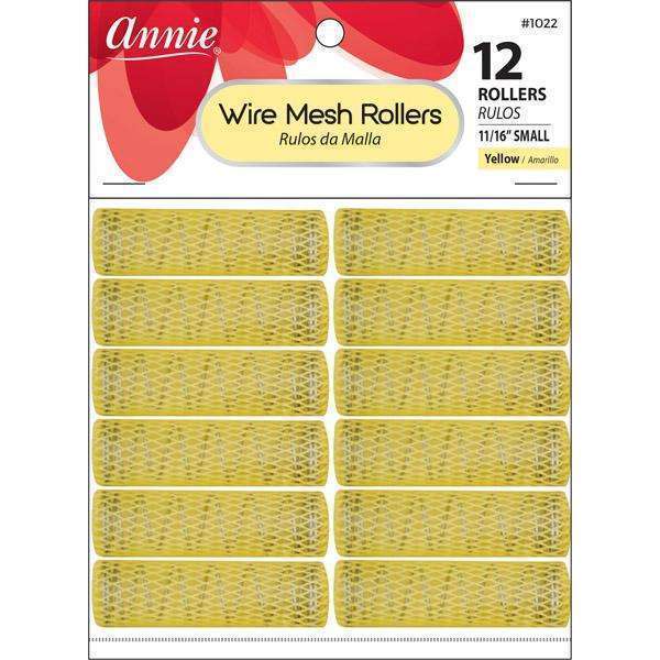 ANNIE WIRE MESH ROLLERS 11/16" 12ct
