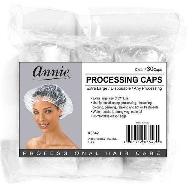 ANNIE PROCESSING CAPS XLG 30CT CLEAR