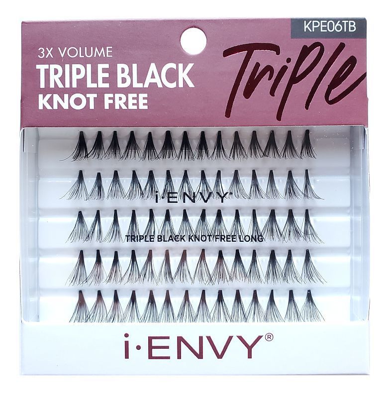 I-ENVY 3X TRIPLE BLACK KNOT FREE LONG LASHES